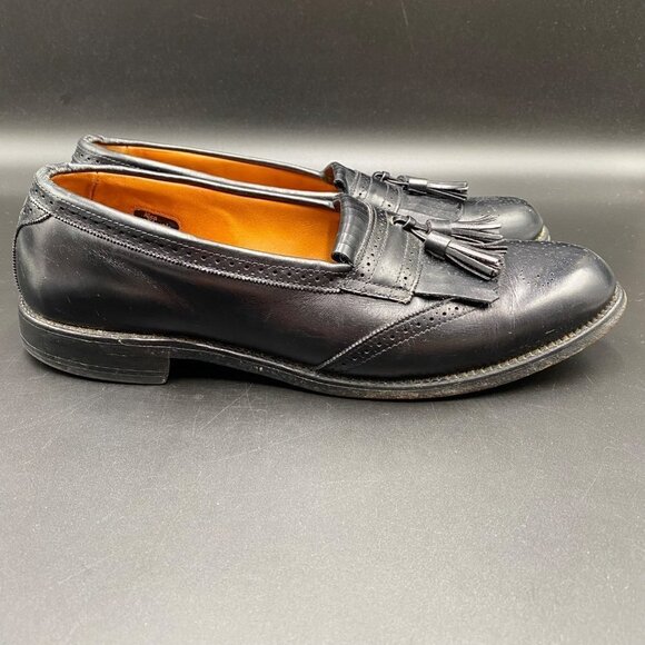 Allen Edmonds Bridgeton Black Leather Tassel Loafer Men\'s Size 11 D main image 11